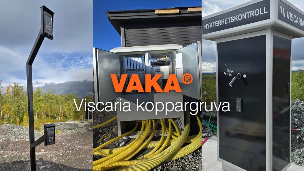 VAKA® installeras i Viscaria koppargruva i Kiruna | Axema