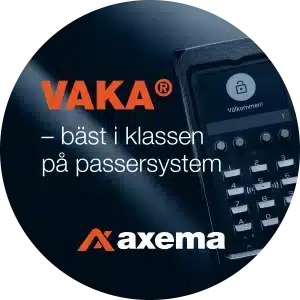 Bildekal VAKA, rund 250 mm i diameter