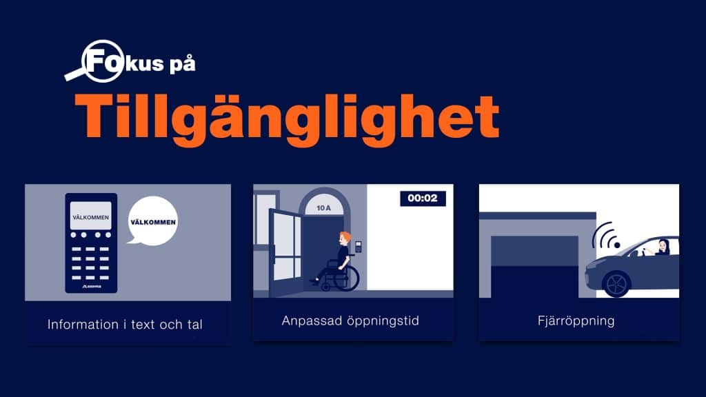 Fokus på tillgänglighet och användarvänlighet