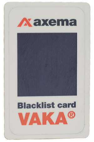 Svartlistningskort Axema VAKA